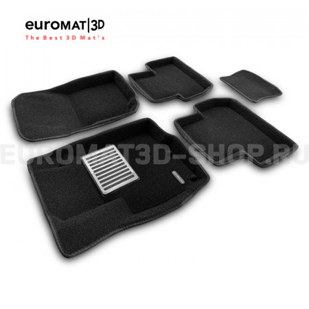 Текстильные 3D коврики Euromat3D Lux в салон для Peugeot 4008 № EM3D-003600