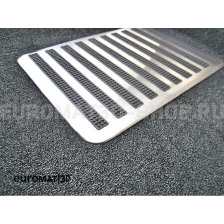 Текстильные 3D коврики Euromat3D Lux в салон для Toyota Land Cruiser 200 (2007-2012) № EM3D-005118G Серые