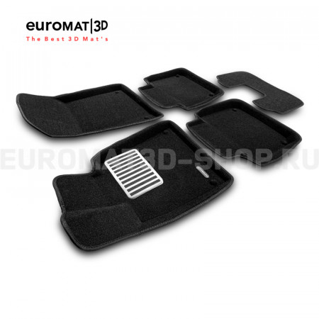 Текстильные 3D коврики Euromat3D Lux в салон для Lexus GS (2012-2015) № EM3D-003215