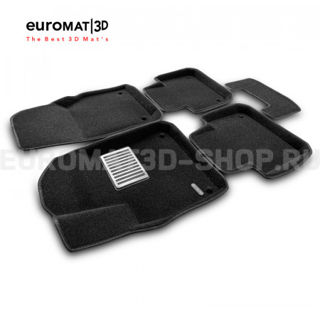 Текстильные 3D коврики Euromat3D Lux в салон для Volkswagen Touareg (2018-) № EM3D-004106 Текстильные 3D коврики Euromat3D Lux в салон для Volkswagen Touareg (2018-) № EM3D-004106
