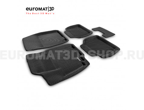 3D коврики Euromat3D EVA в салон для Suzuki Sх4 (2014-) № EM3DEVA-004802