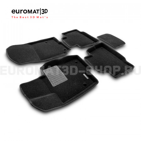 Текстильные 3D коврики Euromat3D Business в салон для Mercedes GLE-Class Coupe (C167) (2020-) № EMC3D-003522