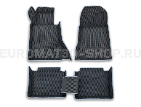 3D коврики EVALAND EVA в салон для Mercedes B-Class (W245) (2005-2011) № 3DEVAEX6153