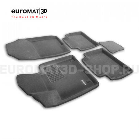 Текстильные 3D коврики Euromat3D Business в салон для Hyundai Tucson (2021-) № EMC3D-002711G Серые Текстильные 3D коврики Euromat3D Business в салон для Hyundai Tucson (2021-) № EMC3D-002711G Серые