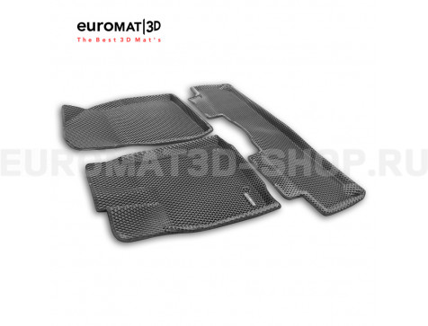 3D коврики Euromat3D EVA в салон для BYD SONG PRO (2024-) № EM3DEVA-001252