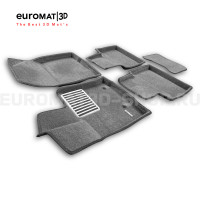 Текстильные 3D коврики Euromat3D Lux в салон для Toyota Rav 4 (2026-) ..