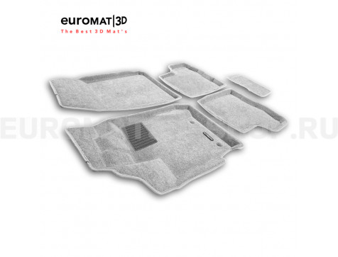 Текстильные 3D коврики Euromat3D Business в салон для Renault Kaptur (2016-) № EMC3D-004206S Светло-серые Текстильные 3D коврики Euromat3D Business в салон для Renault Kaptur (2016-) № EMC3D-004206S Светло-серые